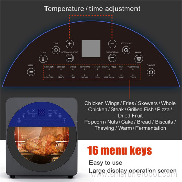 High Quality Round Visible Window Air Fryer oven